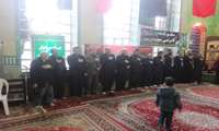 شرکت مدیر شبکه بهداشت ودرمان شهرستان در مراسم سوگواری حضرت فاطمه زهرا(ع)
